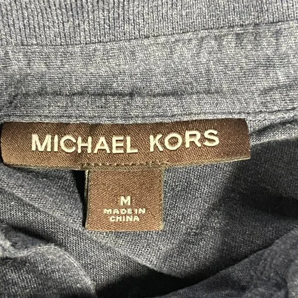 Michael Kors Men’s Gray Polo Shirt | Size M - Picture 4 of 4